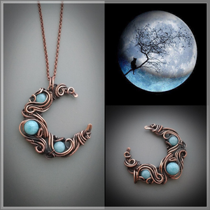 Crescent moon necklaces